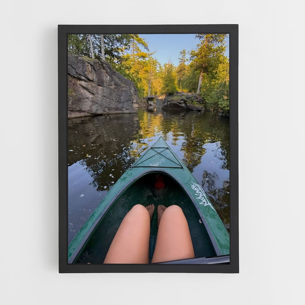 Poster Glisse en Équilibre – affiche Canoë-kayak (vue 2)